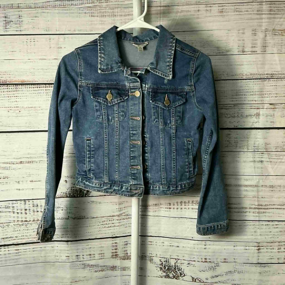 Calvin Klein‎ Jeans Girls Denim Jacket Size L 12/14